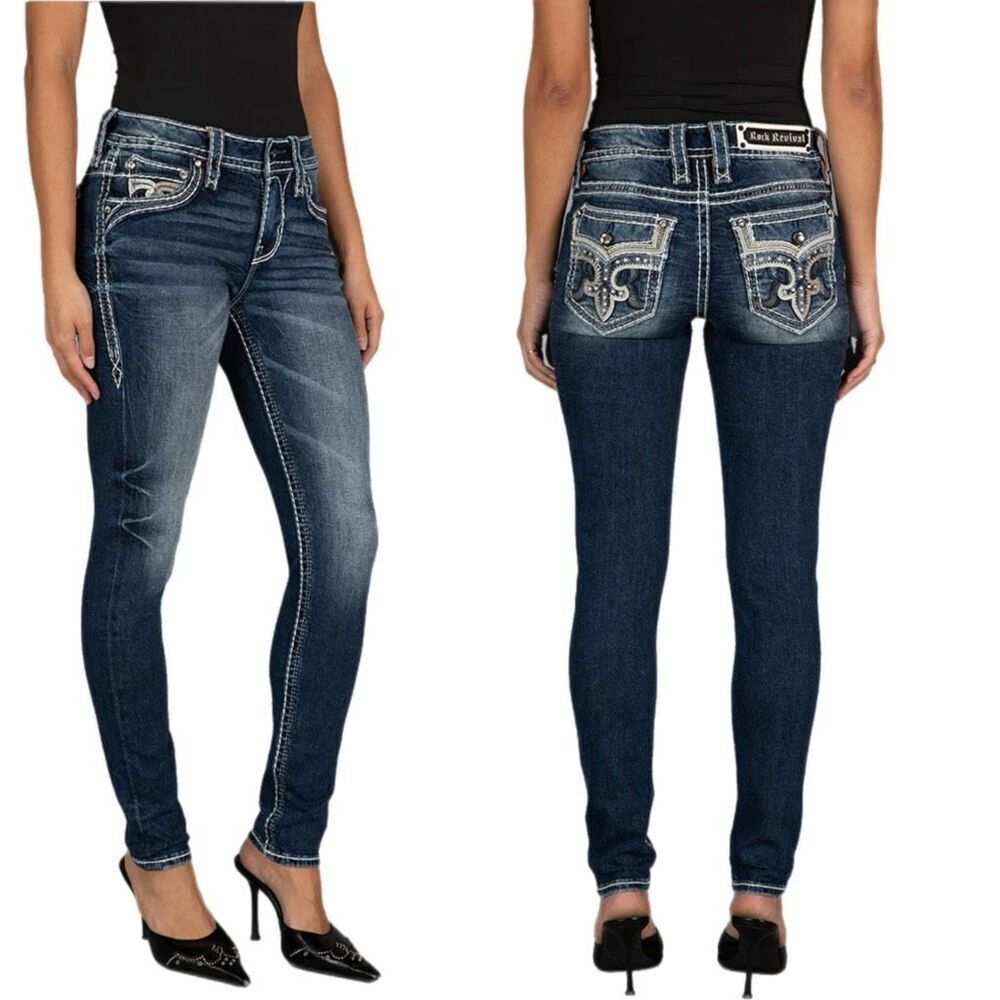 ROCK REVIVAL JISELLE SKINNY JEANS